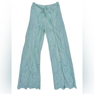 Young Fabulous & Broke Geneva Wide Leg Mint Pants. Size Small